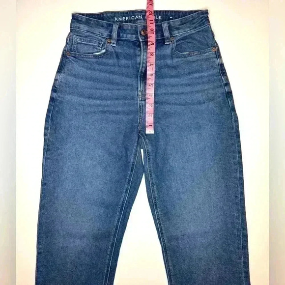 American Eagle Women’s Mom Jeans Size- 2 Long - Picture 6 of 12